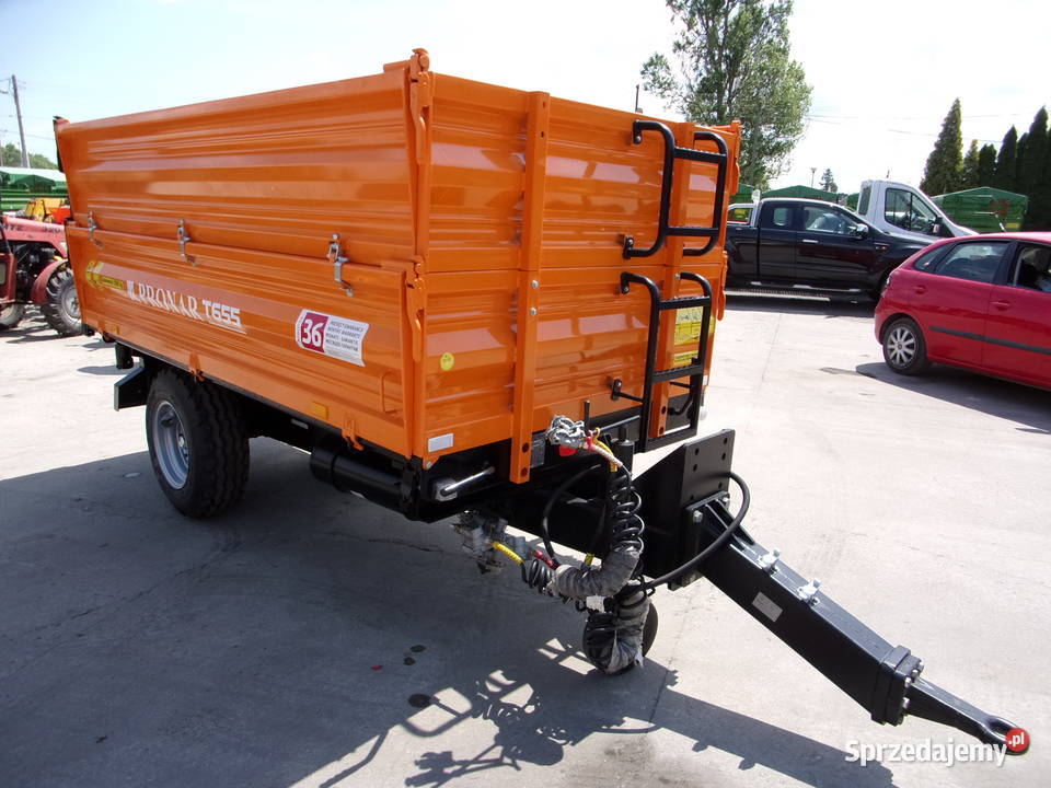 Przyczepa jednoosiowa 25tony T655 PRONAR Opoczno