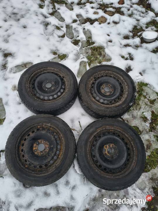 Felgi stalowe z oponami zimowymi R16 mazowieckie Garwolin