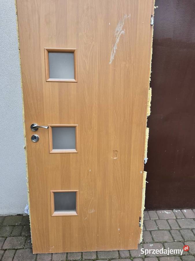 Drzwi wewnętrzne 80cm Budowa Kołbiel sprzedam