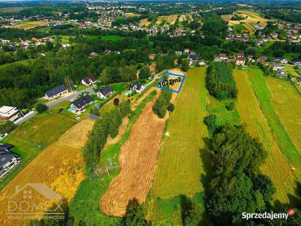 Grunt Mszana 1072m2 sprzedam