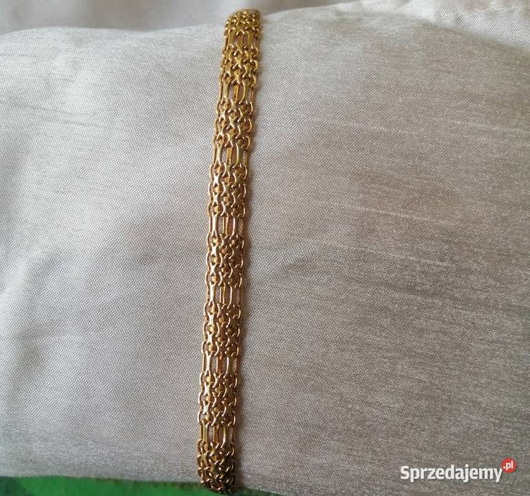 bransoletka damska złoto 585 waga 8g nowa zachodniopomorskie