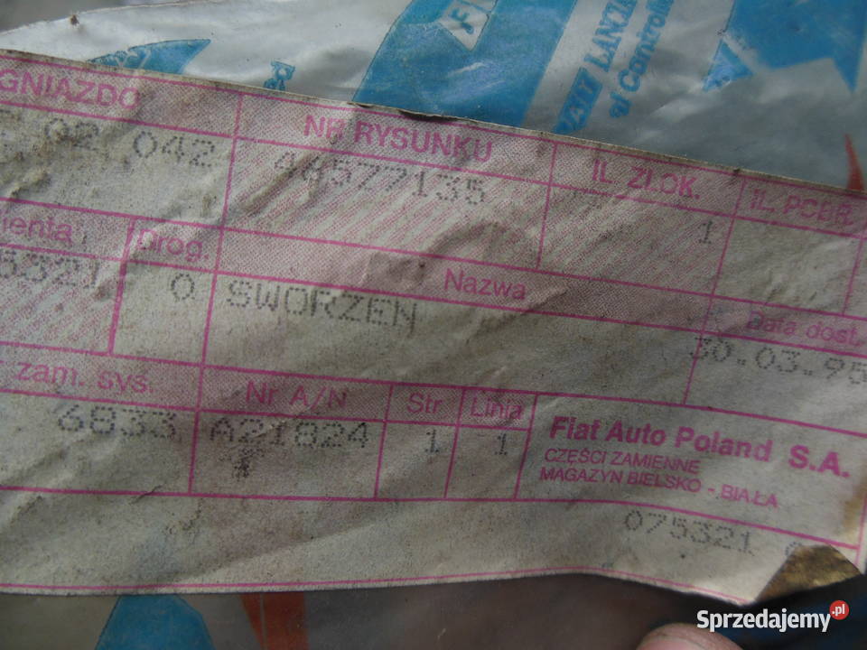 PROWADNICA SZYBY PRAWA KRÓTKA FIAT 126p EL osobowe Części montażowe Kozy