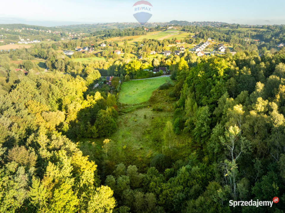 Działka 14 ha Włosań gmina Mogilany małopolskie