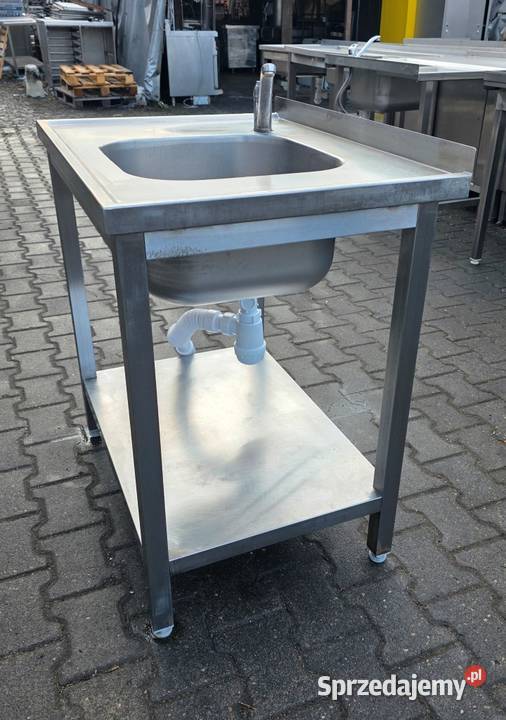 Zlew Basen 1 Komorowy z Półką 806085 M1374 N Nowe Skalmierzyce