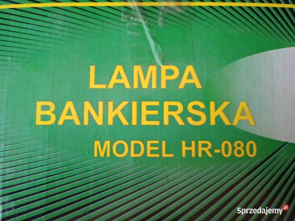 Lampa BANKIERSKA typ HR080 Olkusz