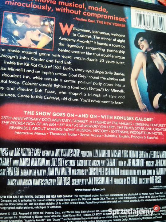 Cabaret film księgarnie Warszawa Kabaret obyczajowy Filmy