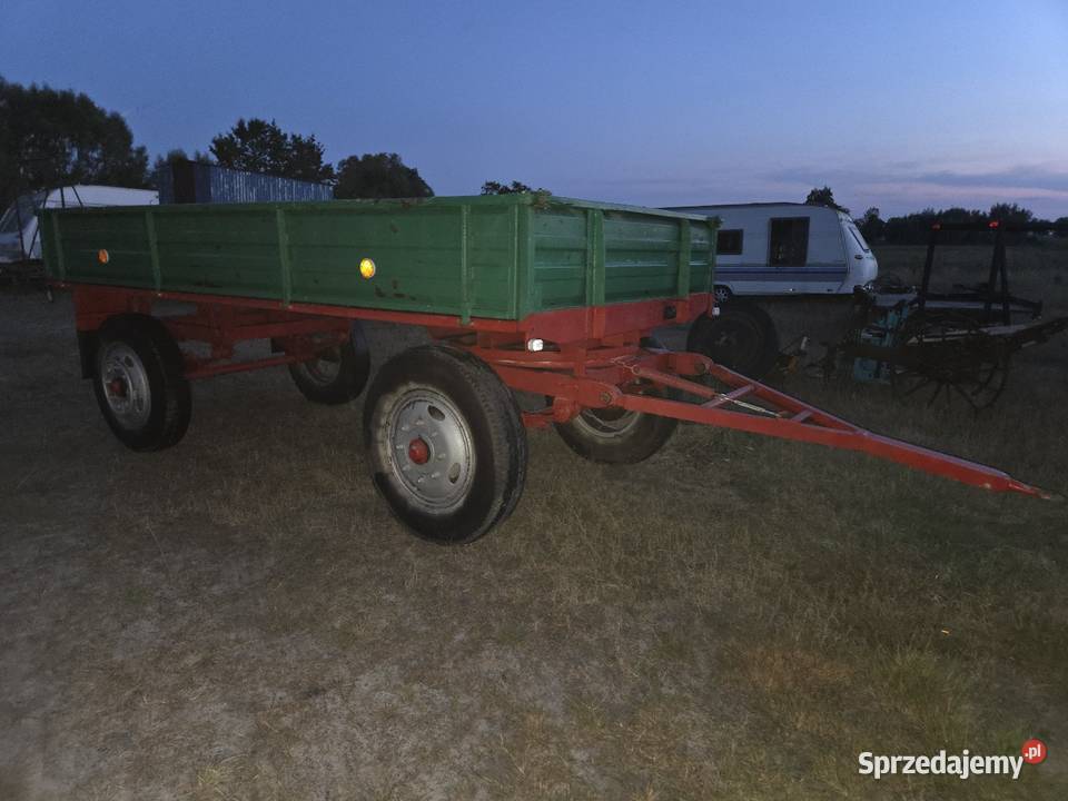Przyczepa rolnicza 35t Autosan sztywna Złoczew nieuszkodzony