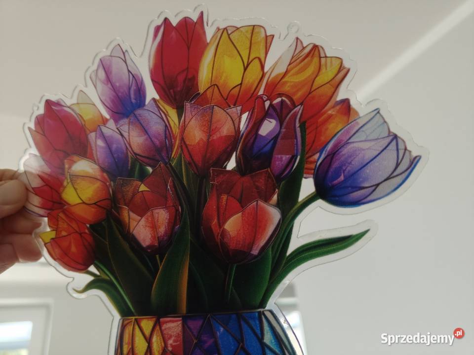 Nowy witraż witrażyk dekoracja okienna łapacz Płock sprzedam