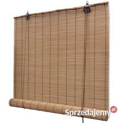 vidaXL Rolety bambusowe 150 x 220 brązowe241331