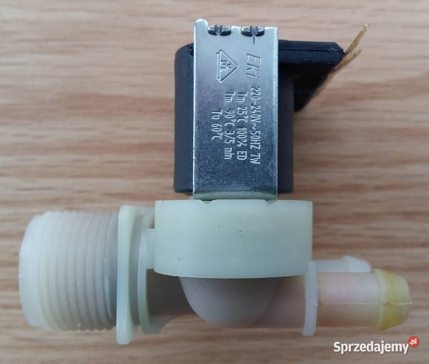 Elektrozawór Dwudrożny Prosty Podwójny do Pralki