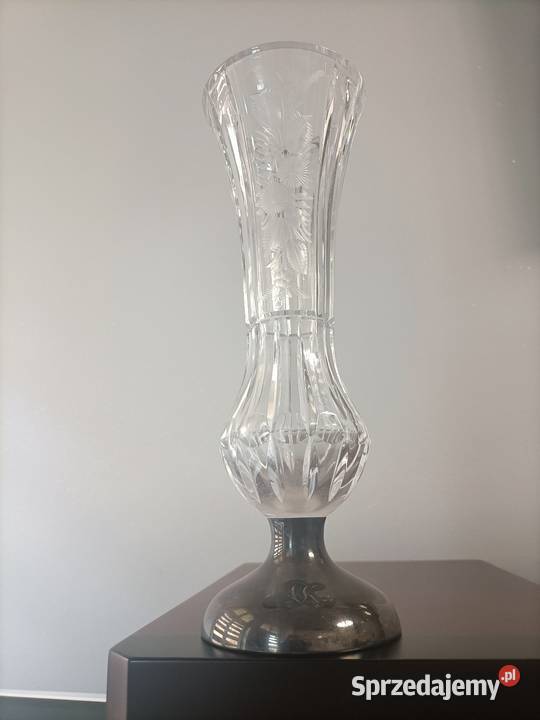 Sprzedam wazony kryształowe srebro Antyki Elbląg