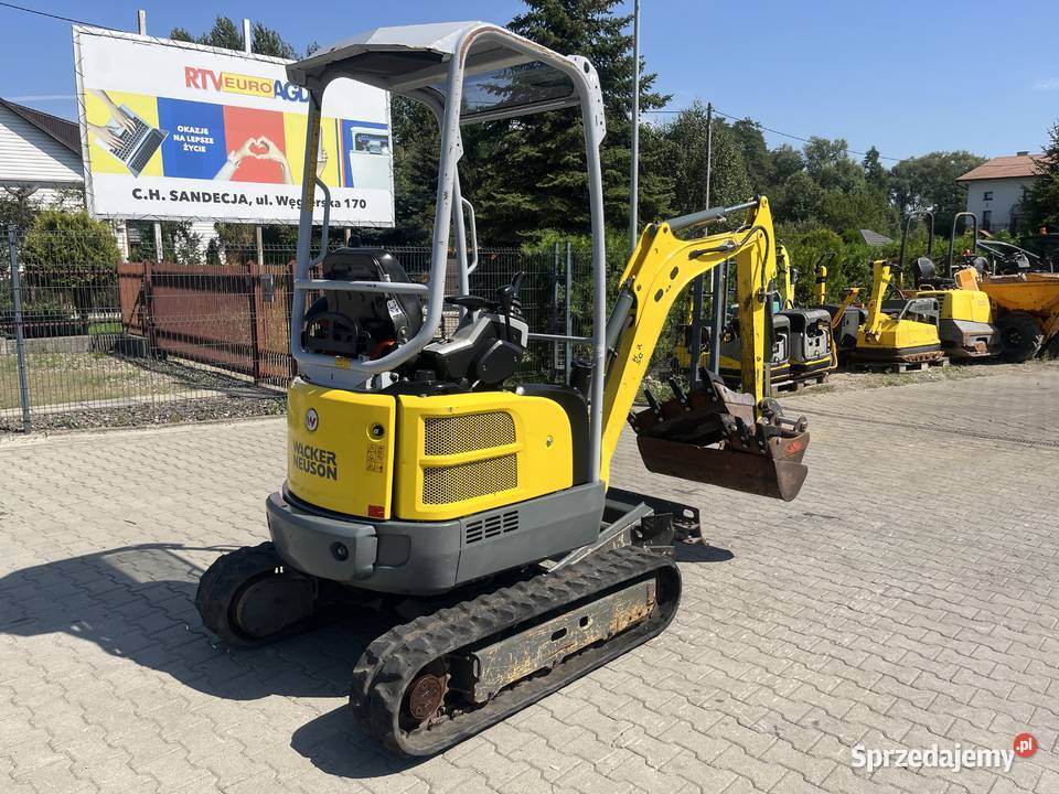 Minikoparka Wacker Neuson 1404 JCB Takeutchi CAT Dodatkowy osprzęt małopolskie Nowy Sącz