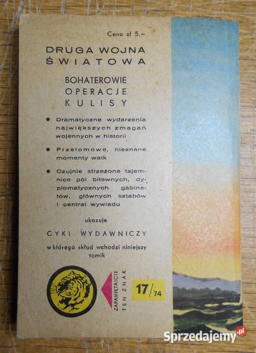 Żółty Tygrys Skrzydła niosą odwet 1774 Parczew