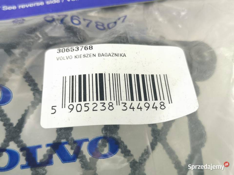 SIATKA KIESZENI BAGAŻNIKA VOLVO S80 20072016 ORI