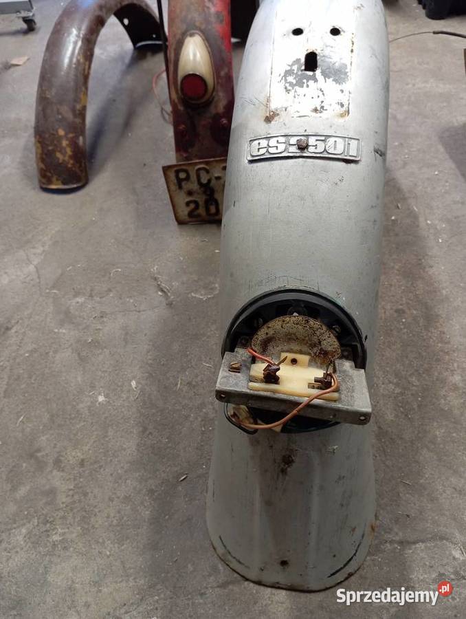 ŻAK sztywniak bagażnik błotnik lampka mały Grzegorzew