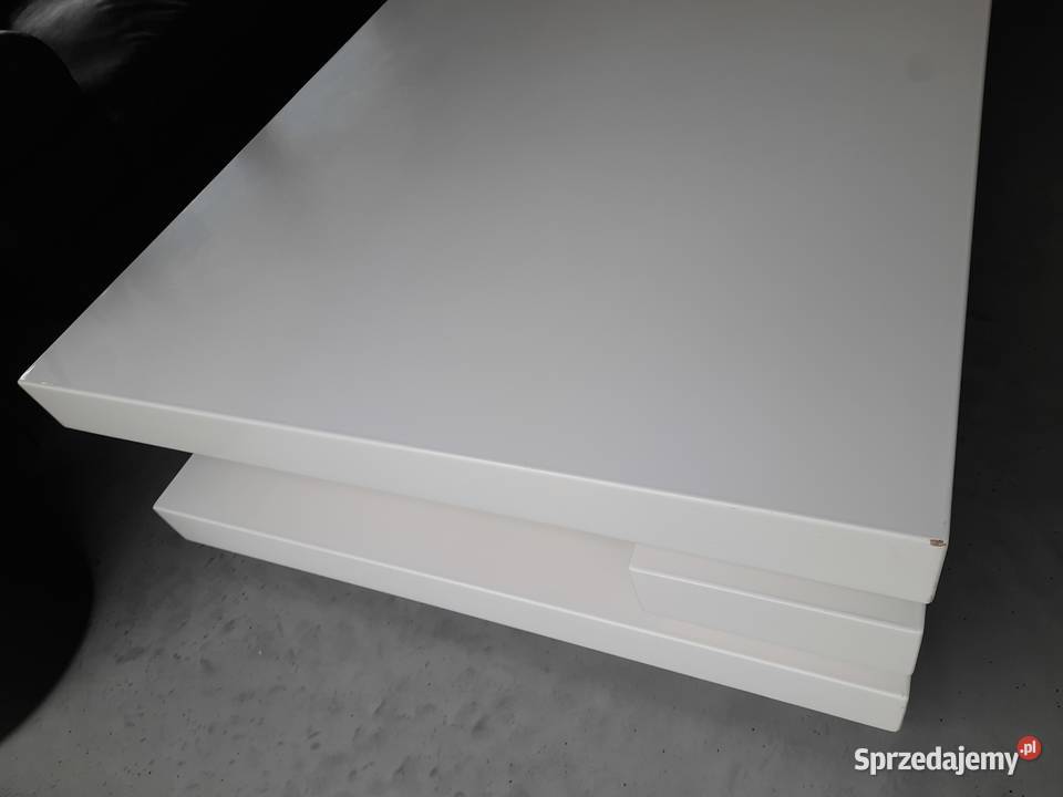 Stół ławastolik kawowy Kare Desing połysk biały Wodzisław Śląski