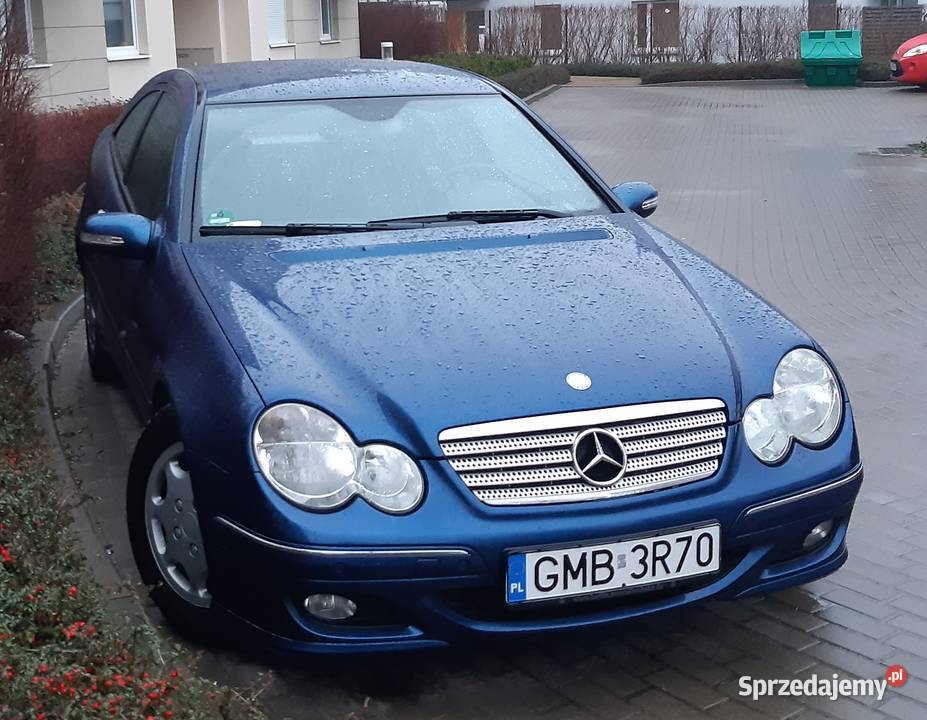 Mercedes C coupe W203 LPG 2005r światła przeciwmgielne Gdańsk