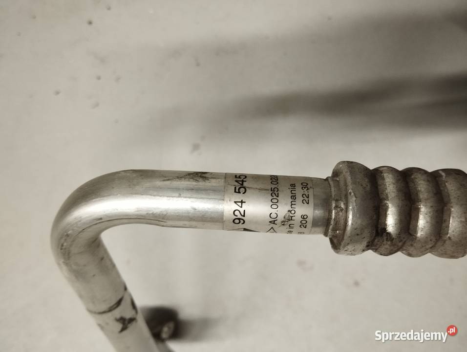 Rurka przewód klimatyzacji Dacia 924545654R Rok produkcji 2014 Łask