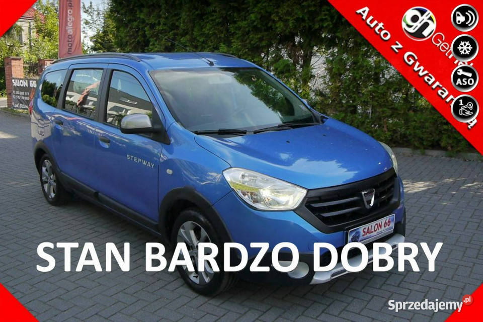 Dacia Lodgy 12b Stepway Stan b bezwypadkowy z Lodgy Częstochowa