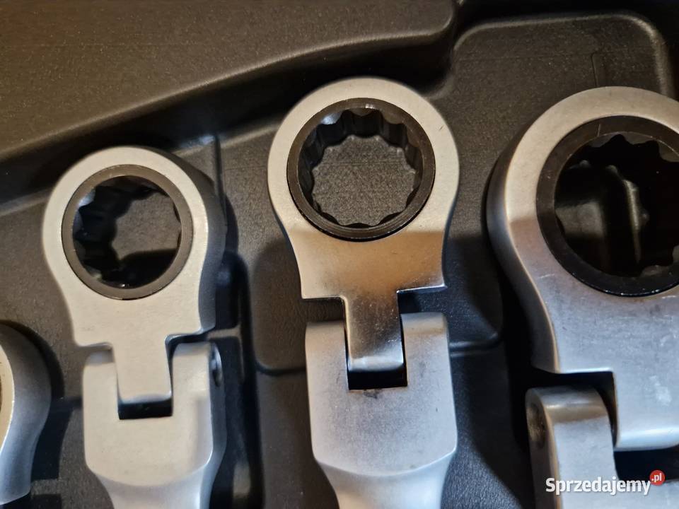 ZESTAW KLUCZE PŁASKO OCZKOWE GRZECHOTKA ŁAMANE Głogowa