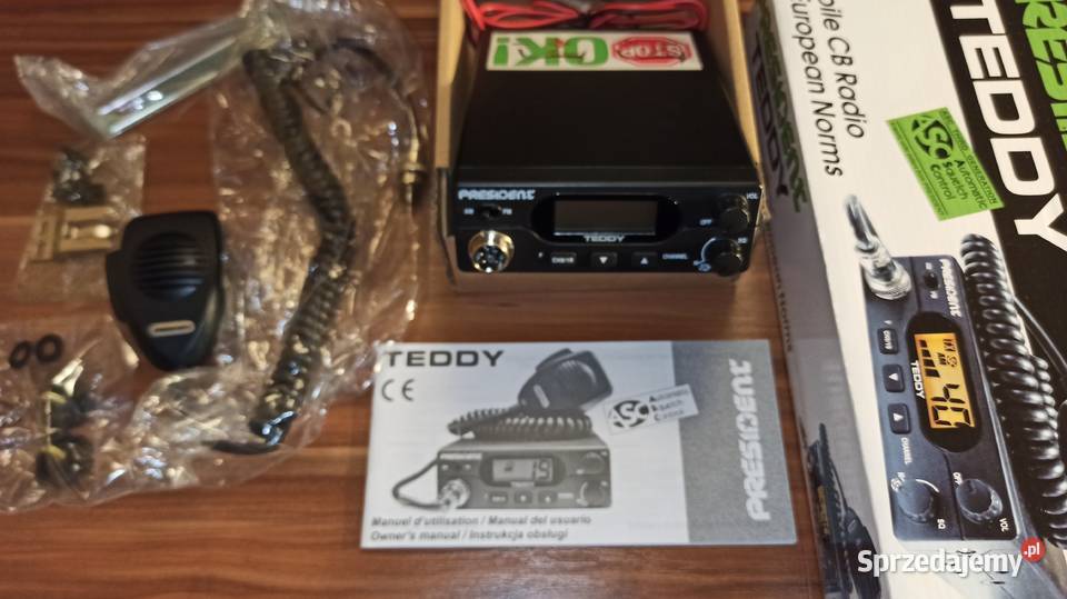 CB radio President Teddy ASC nowe nigdy Piotrków Trybunalski