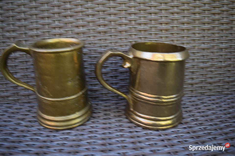 Kufle Mosiężne AntyczneWysokość 15 Okazja Antyki, Sztuka, Kolekcje sprzedam