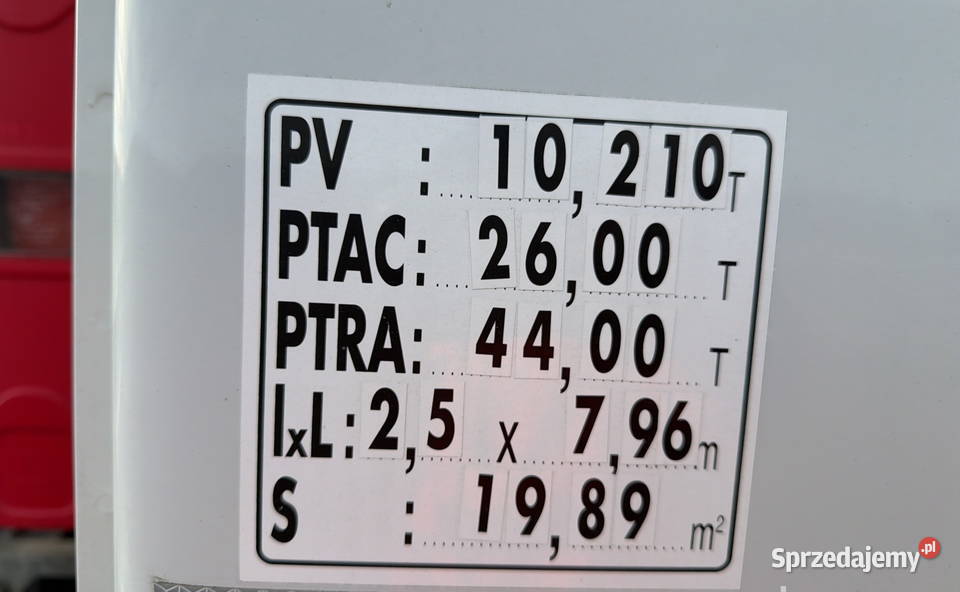 Iveco Stralis 360 6x2 50 Hakowiec Marell AL20 retarder/zwalniacz Kraków