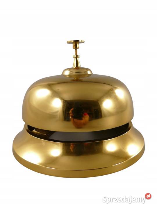 Aluminiowy dzwonek recepcyjny hotelowy Gizałki sprzedam