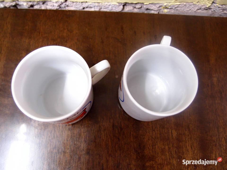 Kubki porcelanowe Lubiana znaki zodiaku Byk Łódź sprzedam