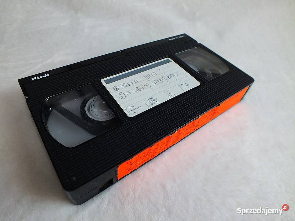 Kaseta VHS FUJI 180 minut Filmy Romeo i Juilia obyczajowy Żary sprzedam