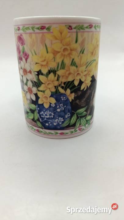 Kubek koty porcelana kostna Queens Zamość