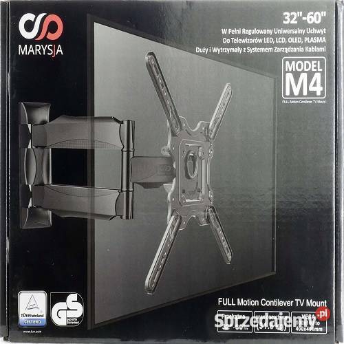 Mocny Profesjonalny Uchwyt Wieszak TV 3260 z