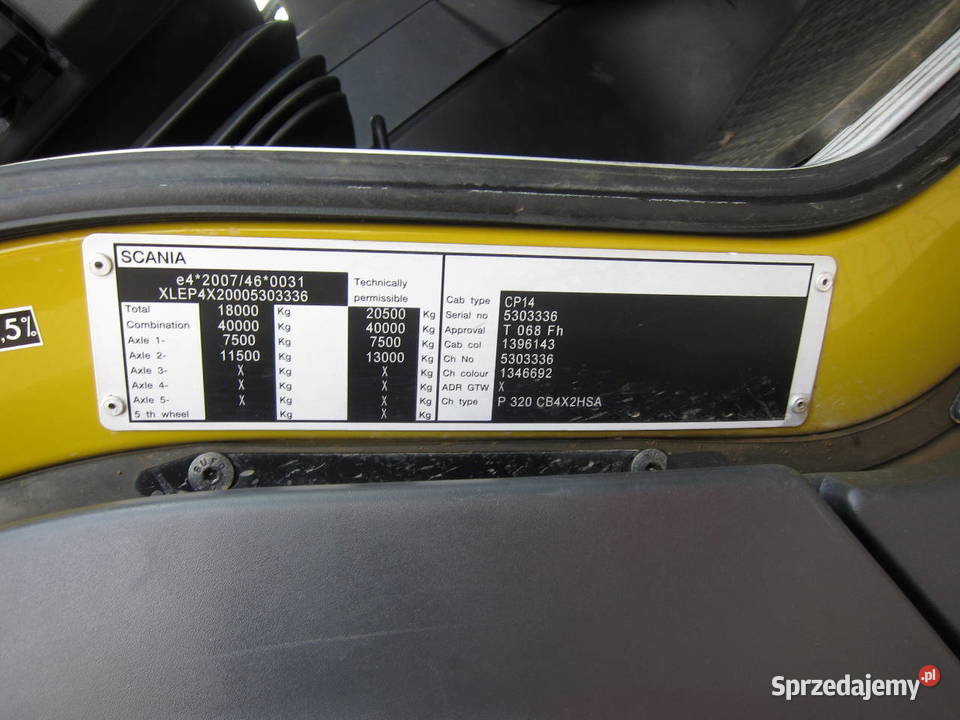 Bramowiec Scania P 340 Napęd tylna oś mazowieckie Warszawa sprzedam