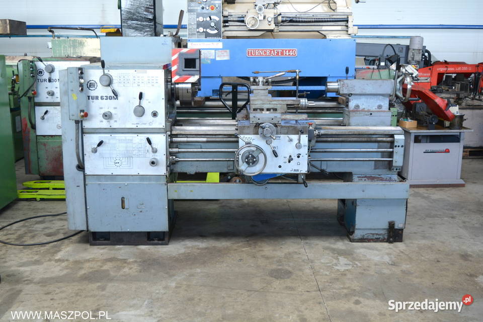 Tokarka uniwersalna TUR 630 M x 1000 FAT WROCŁAW łódzkie