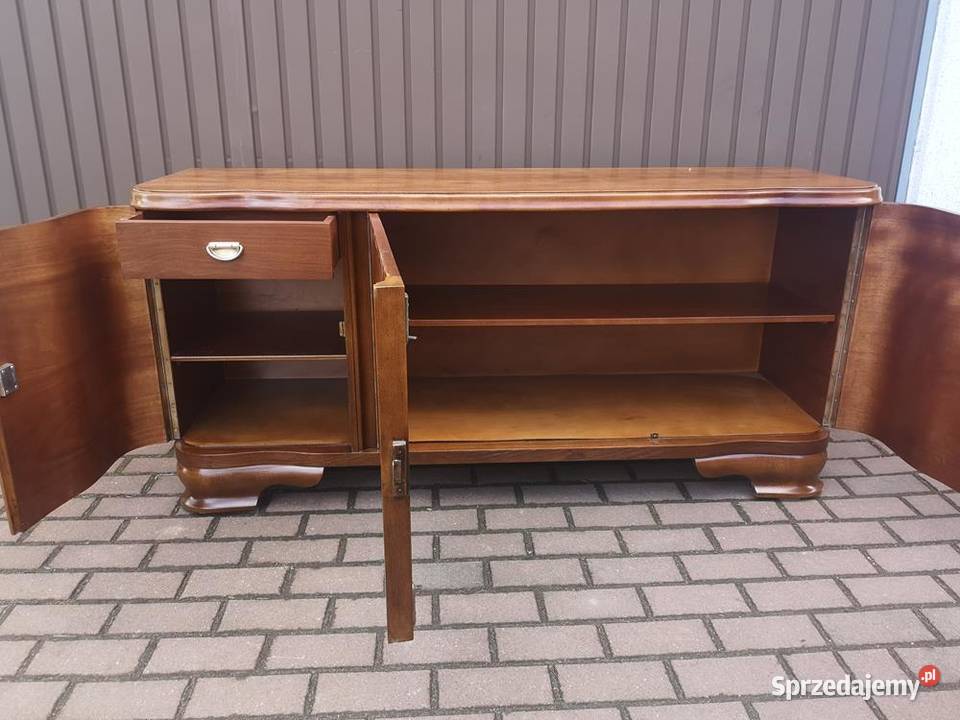Komoda Niska RTV OrzechDąb Solidna Stara Antyk
