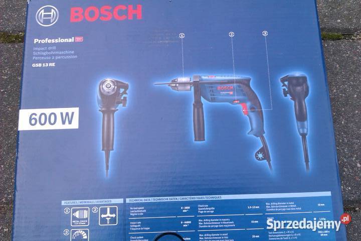 Nowa wiertarka udarowa Bosch Professional GSB 13 Warszawa