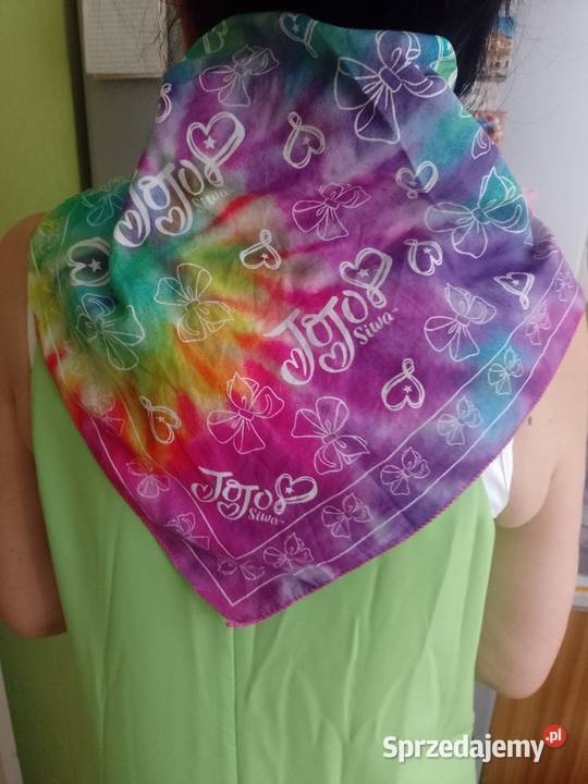 Jojo Siwa Tęczowa chusta chustka apaszka