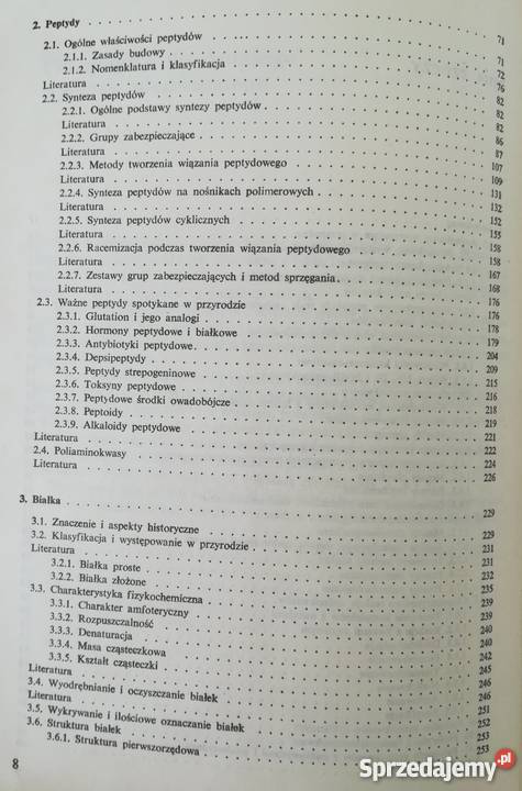 AMINOKWASY PEPTYDY BIAŁKA JAKUBKE JESCHKEIT Radom