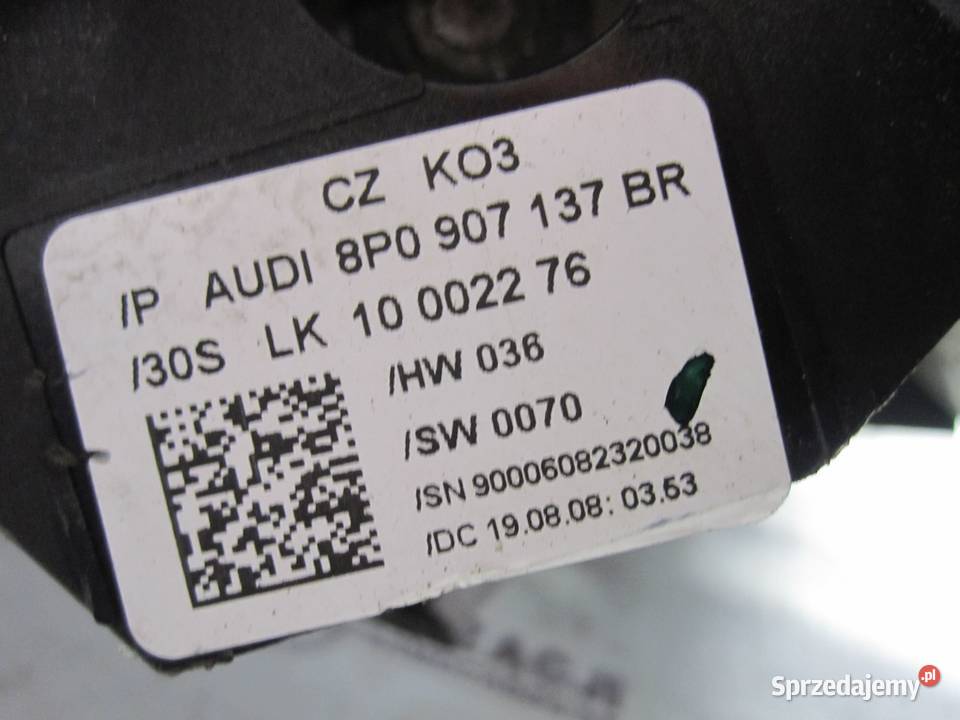 Kolumna kierownicza stacyjka do AUDI A3 II 8P świętokrzyskie Kielce