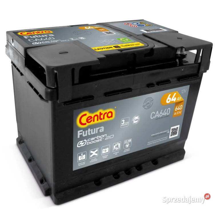 Akumulator Centra FUTURA 64Ah 640A EN PRAWY PLUS