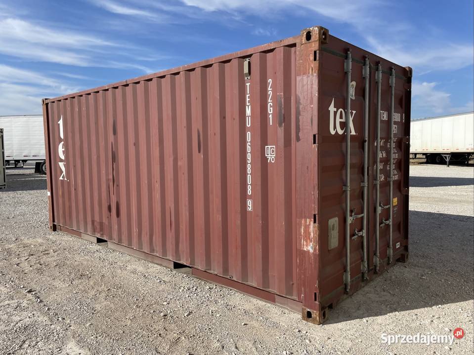Kontener morski magazynowy 20DV 6 metrowy Magazynowanie