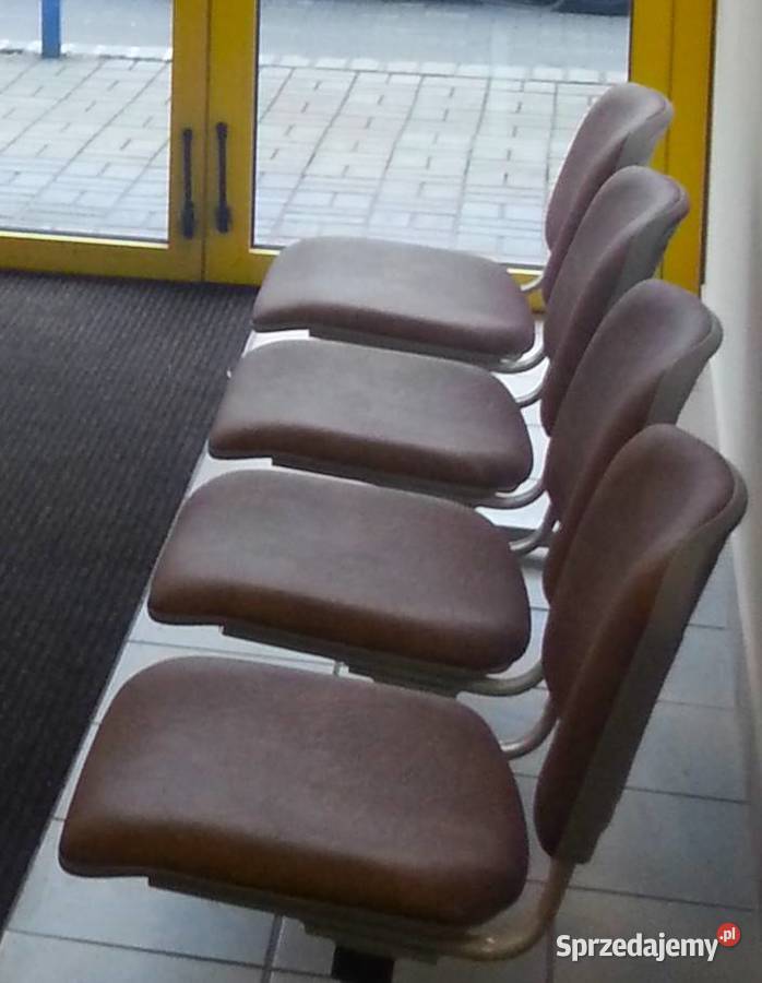 Ławka do poczekalni 4 siedziska. 2 szt. Cena 1000 zł/szt