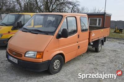 Ford Transit doka dubel kabina 6 os skrzynia łódzkie Złoczew