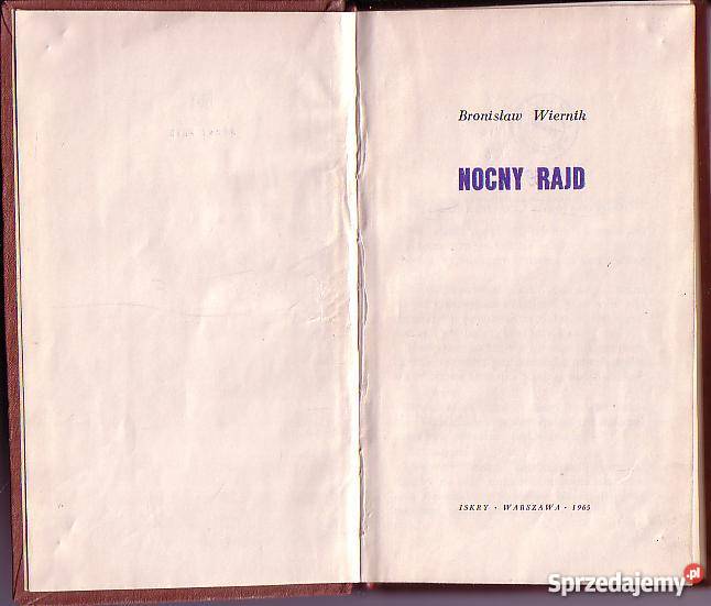 6485 NOCNY RAJD BRONISŁAW WIERNIK Czyrna sprzedam