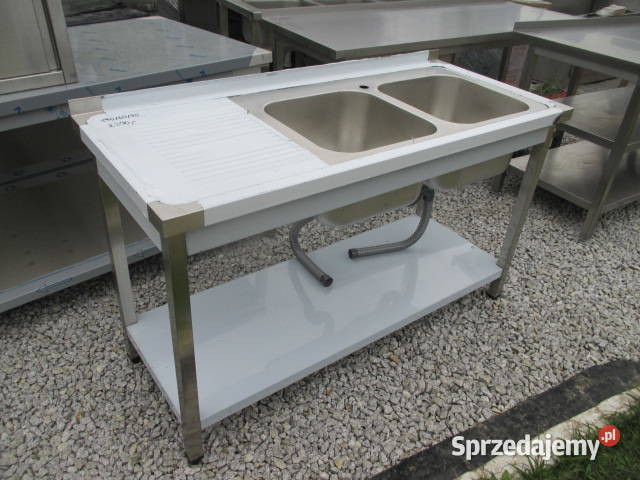 Nowy Zlew Gastronomiczny 2 Komorowy Z Półką wielkopolskie Ostrów Wielkopolski