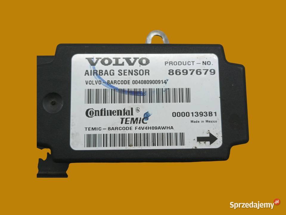 SENSOR AIRBAG 8697679 Volvo V50 I 20042012 Komputery