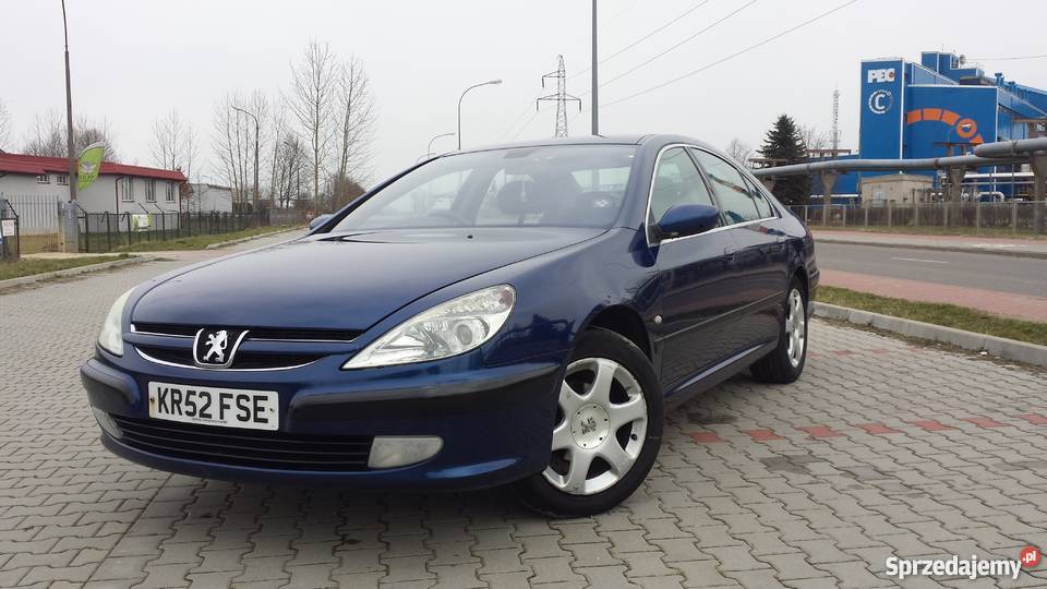 Peugeot 607 Anglik Zamiana niebieski Zamość