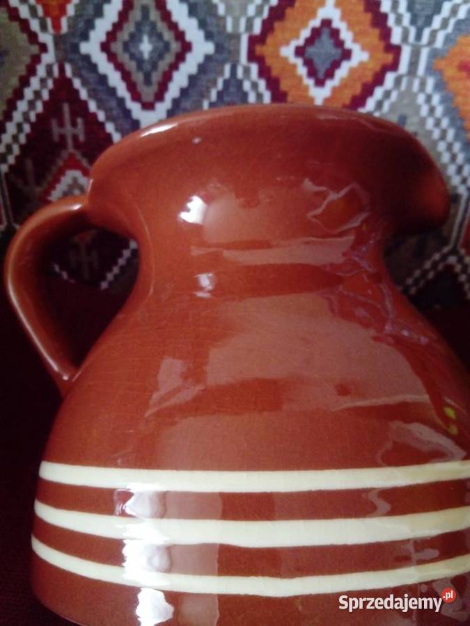 Piękny brązowy dzban mazowieckie Warszawa