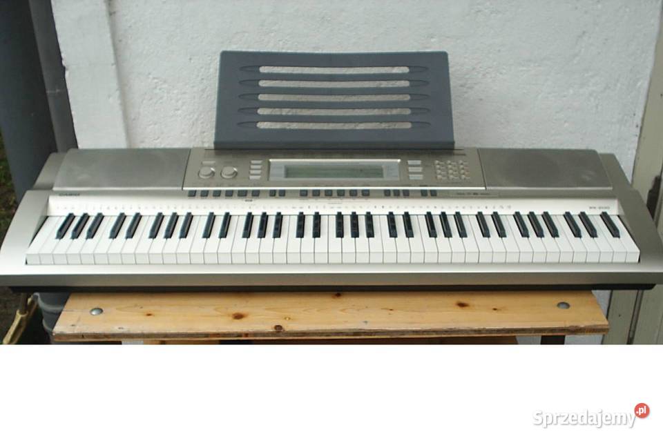 Keyboard Casio WK-200 z osprzętem, klawiatura dynamiczna