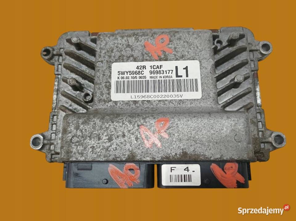 STEROWNIK SILNIKA 96983177 12 B 84 Chevrolet sprzedam